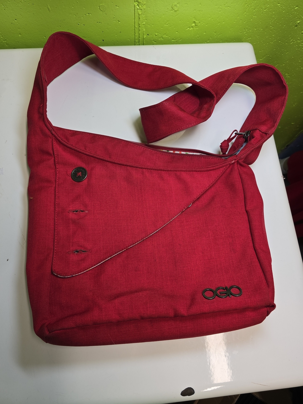 OGIO Red Crossbody Messenger Bag